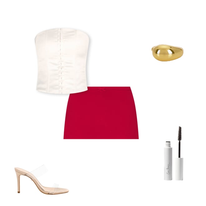 1st bundle featuring 4 items which compliment Knit Mini Skort