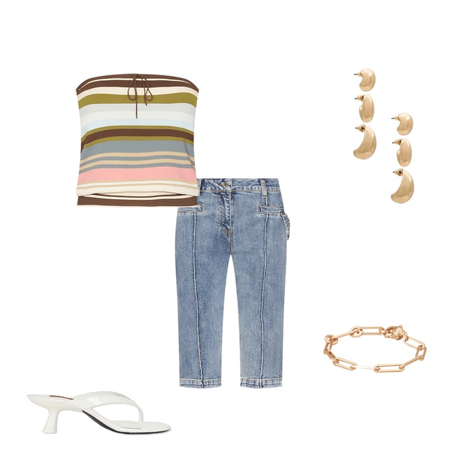 1st bundle featuring 4 items which compliment Delray Capri Pant