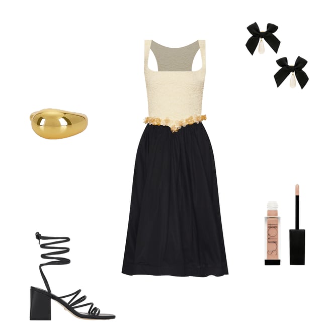 4th bundle featuring 4 items which compliment Bow Drop Pearl Earrings