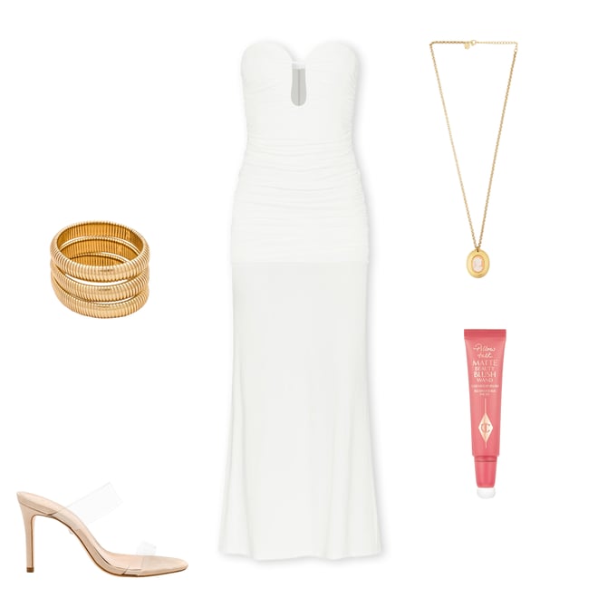 1st bundle featuring 4 items which compliment Flex Snake Chain Stretch Bracelet Set