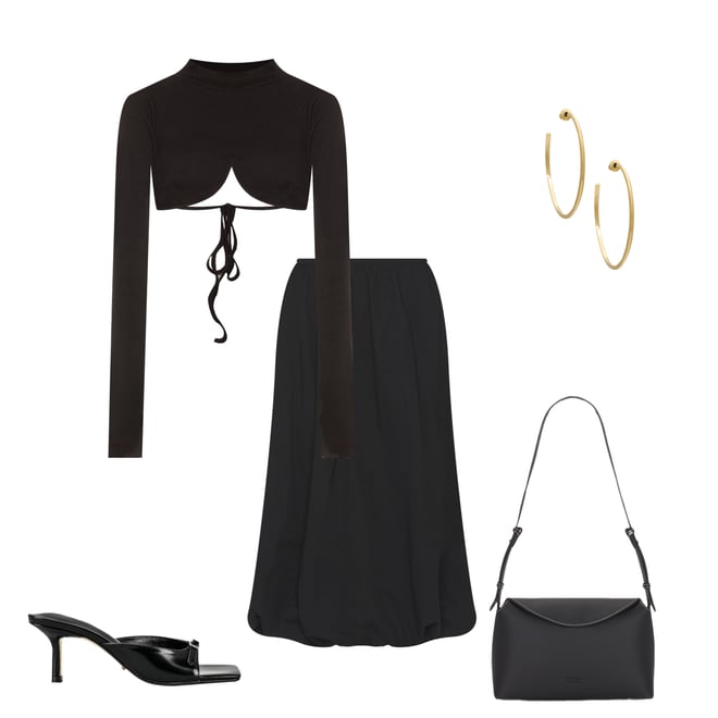 4th bundle featuring 4 items which compliment Intuition Bubble Midi Skirt