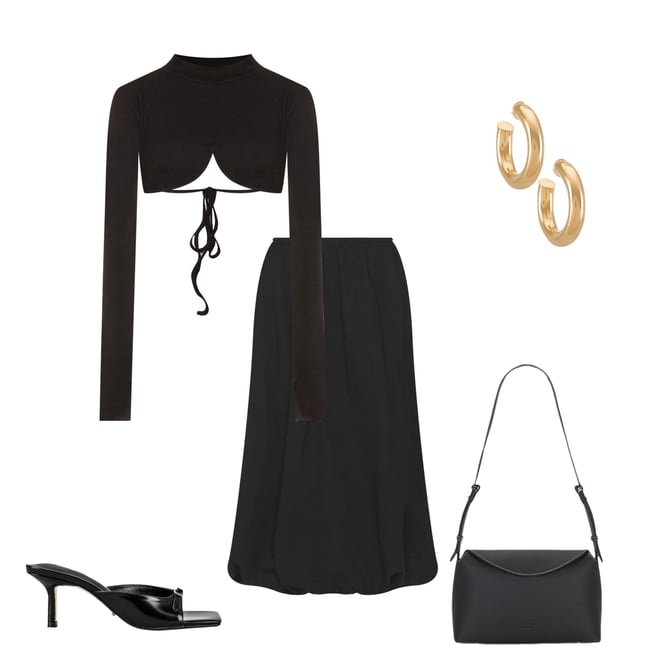 2nd bundle featuring 4 items which compliment Intuition Bubble Midi Skirt