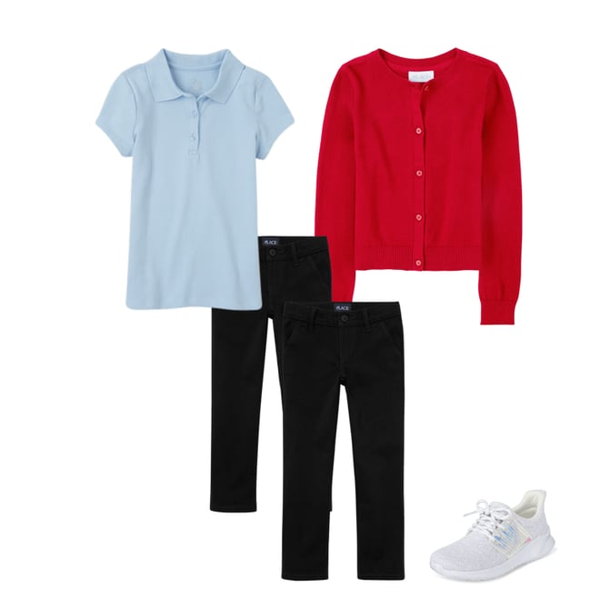 2nd bundle featuring 3 items which compliment Girls Uniform Pique Polo