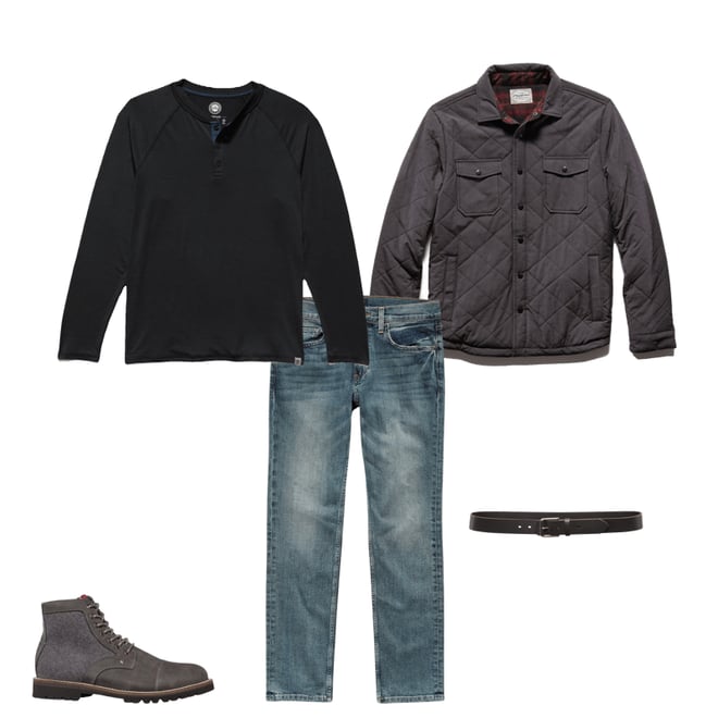1st bundle featuring 4 items which compliment Adrian Denim Jean - Oakland Slim Fit - Light Wash