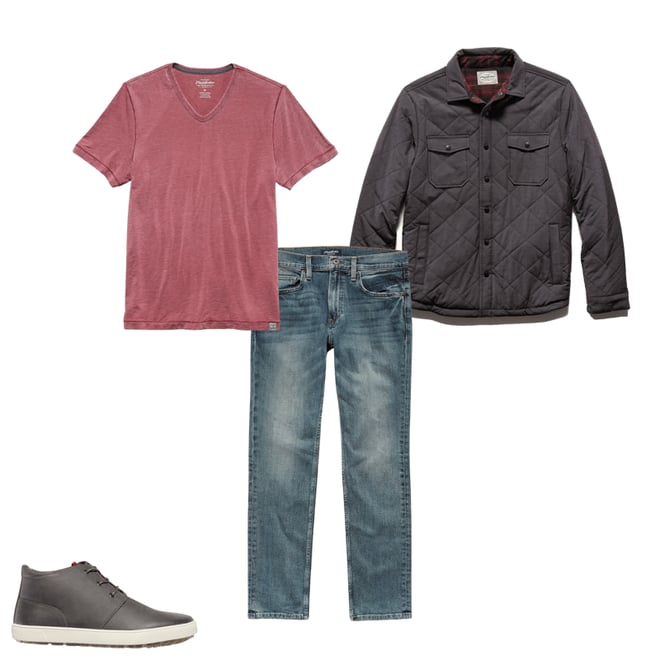 3rd bundle featuring 3 items which compliment Adrian Denim Jean - Oakland Slim Fit - Light Wash