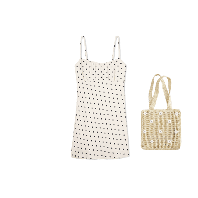 Crepe Mini Dress