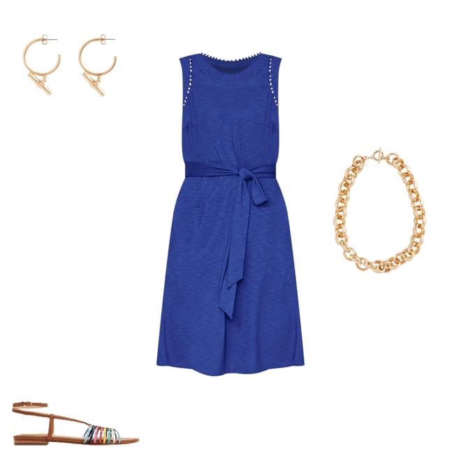 4th bundle featuring 3 items which compliment Mila Trim Short Jersey Dress