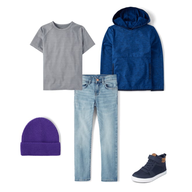 4th bundle featuring 4 items which compliment Boys Straight Jeans