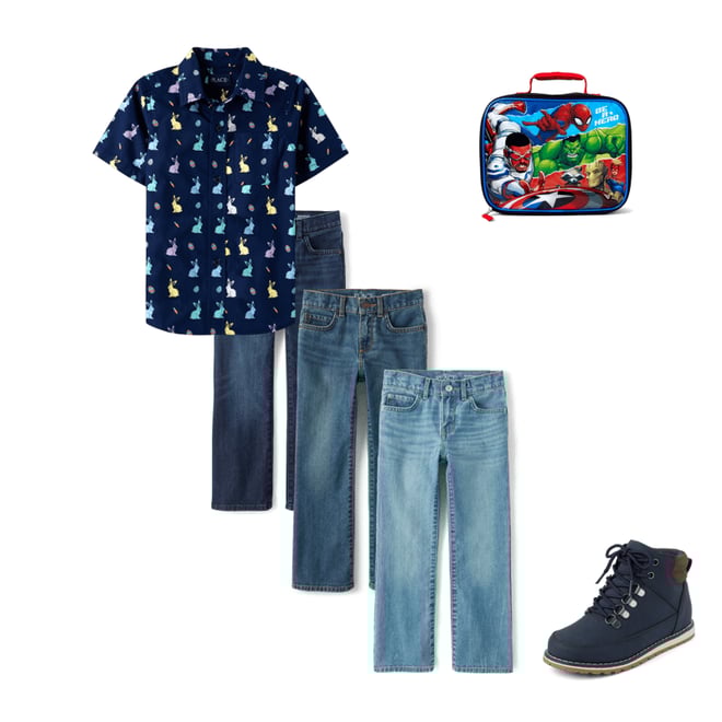 6th bundle featuring 3 items which compliment Boys Bootcut Jeans 3-Pack