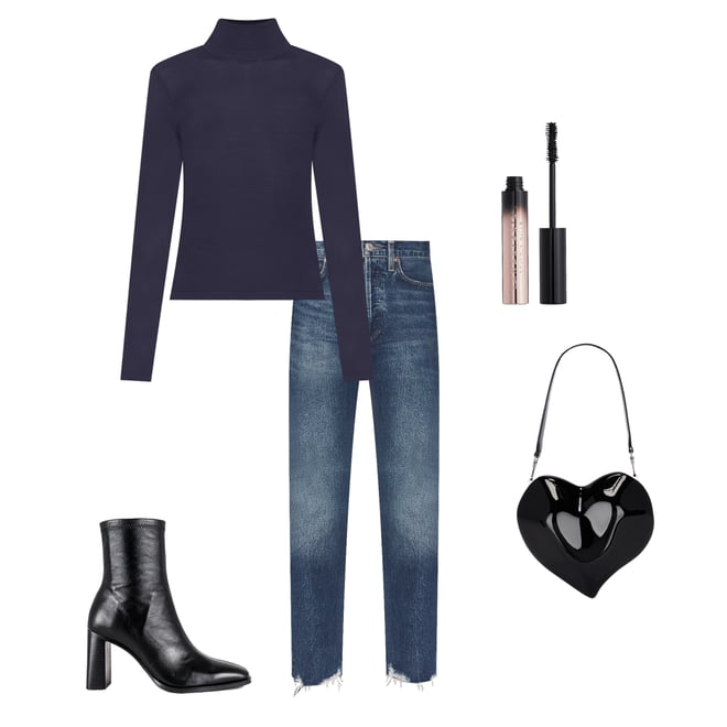 1st bundle featuring 4 items which compliment Alexander Sheer Turtleneck Sweater