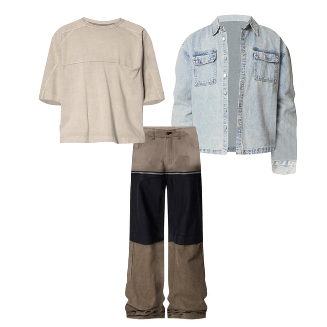 Denim Shirt Jacket - Light Blue | mnml | shop now Denim Shirt Jacket - Light Blue | mnml | shop now
