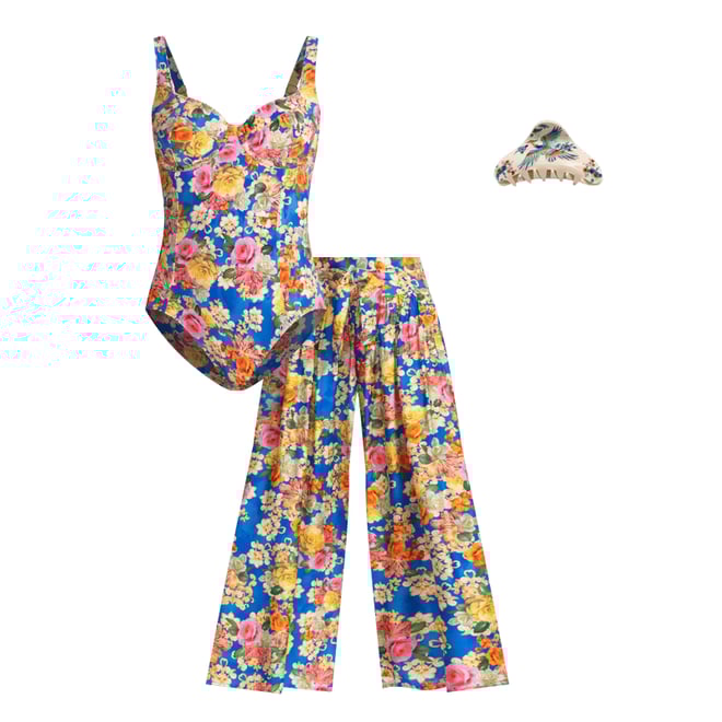 【高い素材】 Buy PAULINE PALAZZO CROPPED PANT | Johnny Was イラスト