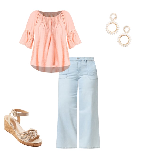  Cato Fashions | Cato Plus Size Lightwash Wide Leg Jeans