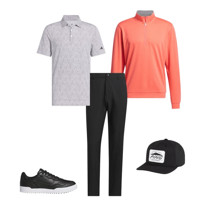 adidas Elevated Quarter-Zip Golf Pullover - Carl's Golfland