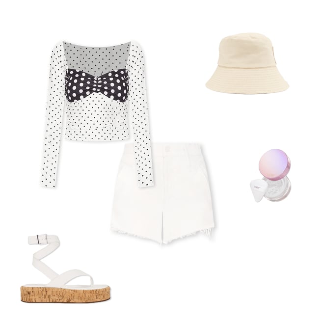 1st bundle featuring 4 items which compliment Polka Long Sleeve Top