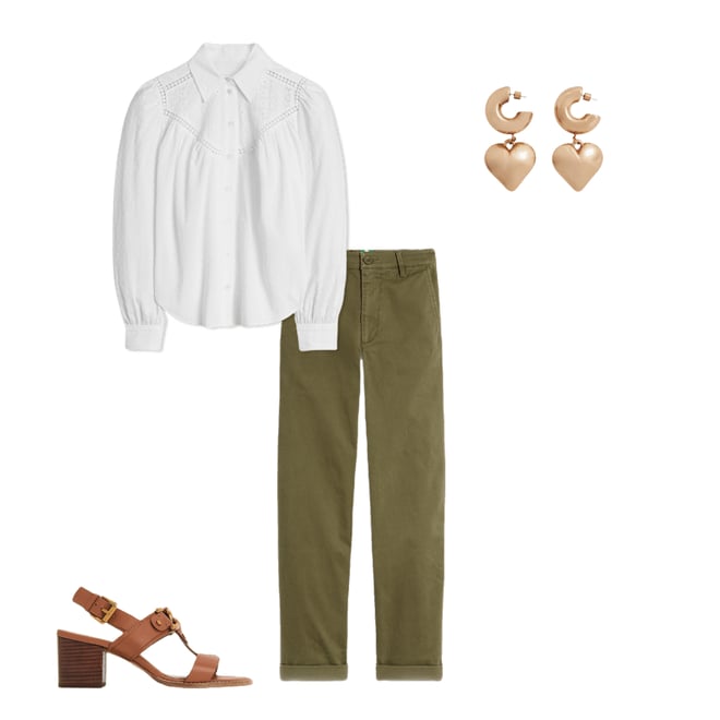 3rd bundle featuring 3 items which compliment Barnsbury Chino Pants-Woodland Green