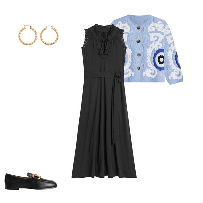 3rd bundle featuring 3 items which compliment Iris Snaffle Loafers-Black