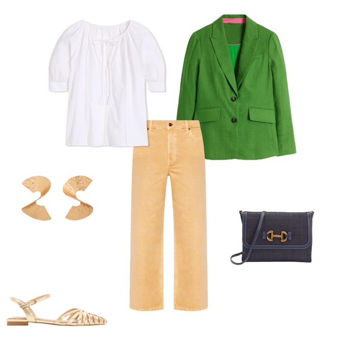 3rd bundle featuring 5 items which compliment High Rise Straight Crop Jeans