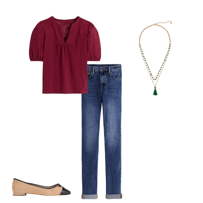 3rd bundle featuring 3 items which compliment Dolly Broderie Top