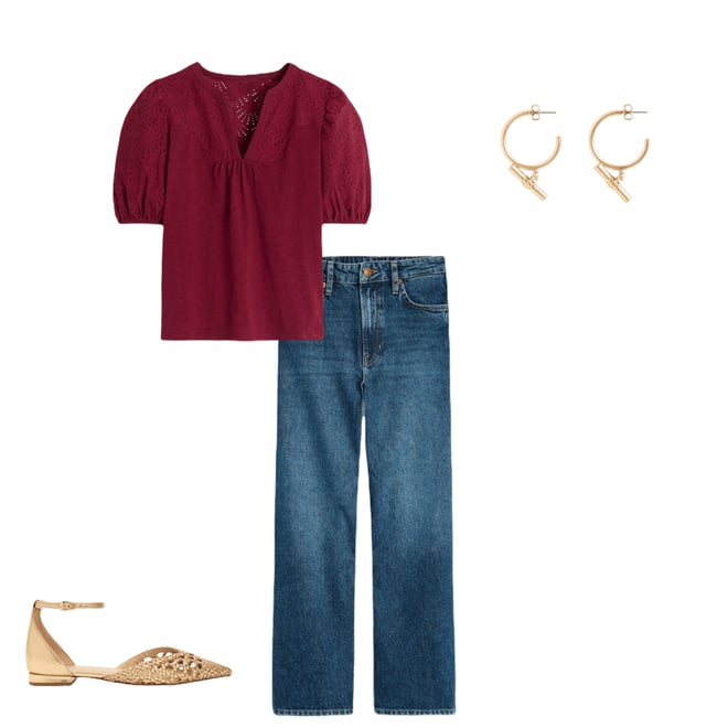 6th bundle featuring 3 items which compliment Dolly Broderie Top