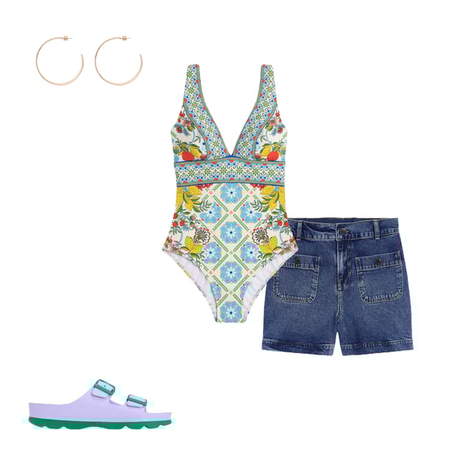 2nd bundle featuring 3 items which compliment Lyla Double Buckle Sliders-Lavender Purple