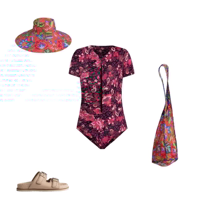Buy MACHILA SHORT SLEEVE ONE PIECE | Johnny Was Buy MACHILA SHORT SLEEVE ONE PIECE | Johnny Was