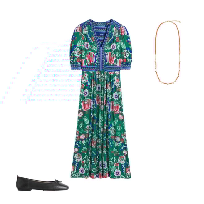 2nd bundle featuring 2 items which compliment Lily Jersey Midi Tea Dress