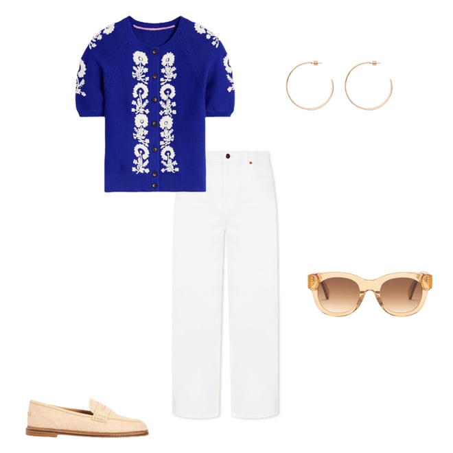 3rd bundle featuring 4 items which compliment Embroidered T-Shirt Cardigan
