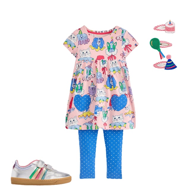 2nd bundle featuring 2 items which compliment Short-sleeved print tunic set