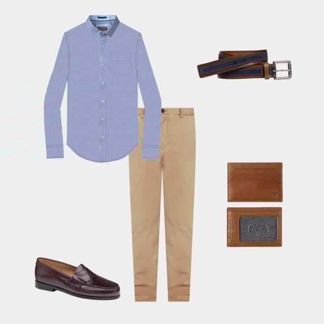 5th bundle featuring 4 items which compliment Washed Chinos