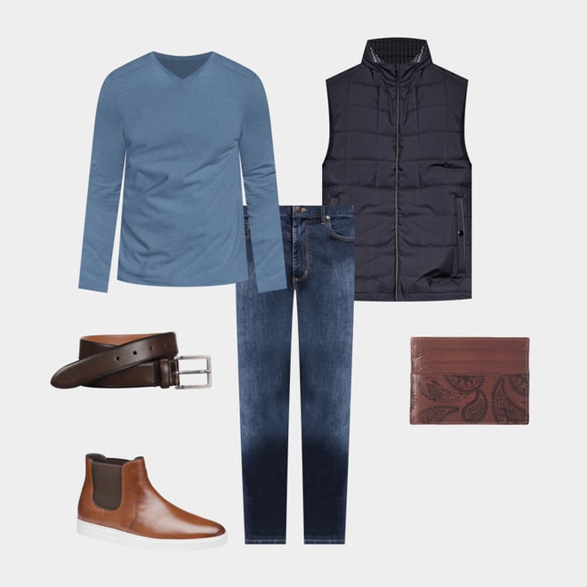 1st bundle featuring 5 items which compliment Brody Chelsea Boot