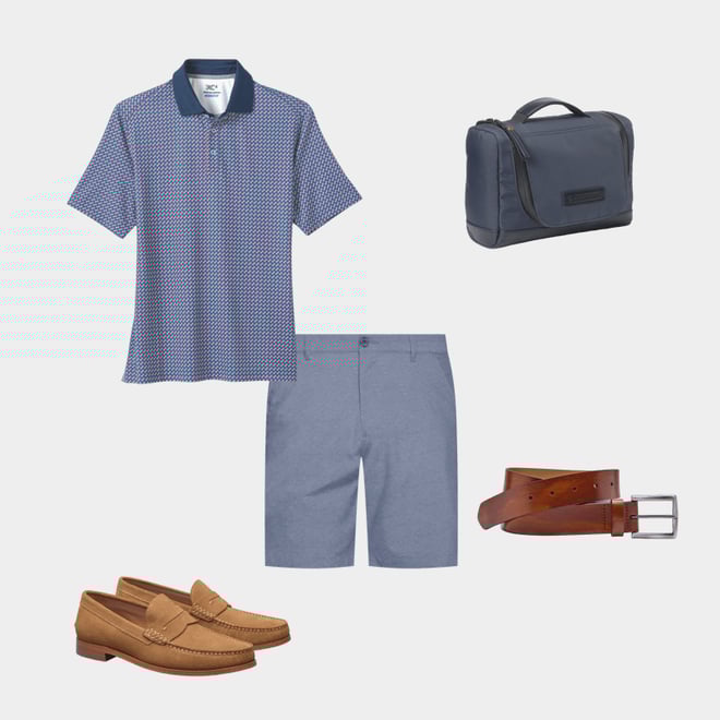 4th bundle featuring 4 items which compliment XC4® Performance Solid-Collar Print Polos + Cool Degree™