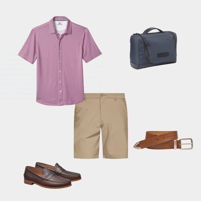 8th bundle featuring 4 items which compliment XC4® Performance Flat-Front 9" Shorts