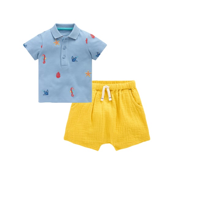 4th bundle featuring 1 items which compliment Boys Woven Shorts-Pineapple Yellow