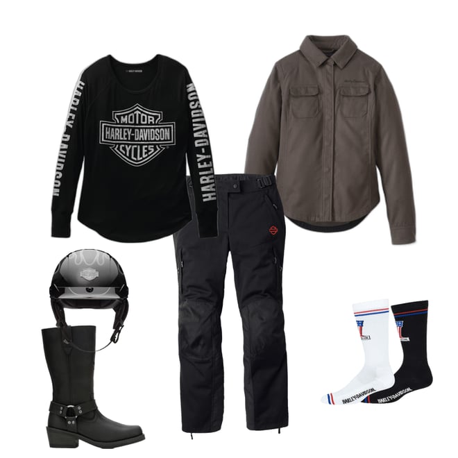 Women's Authentic Bar & Shield Rib-Knit Top - Black Beauty 2