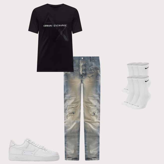 Armani Exchange Logo Tee