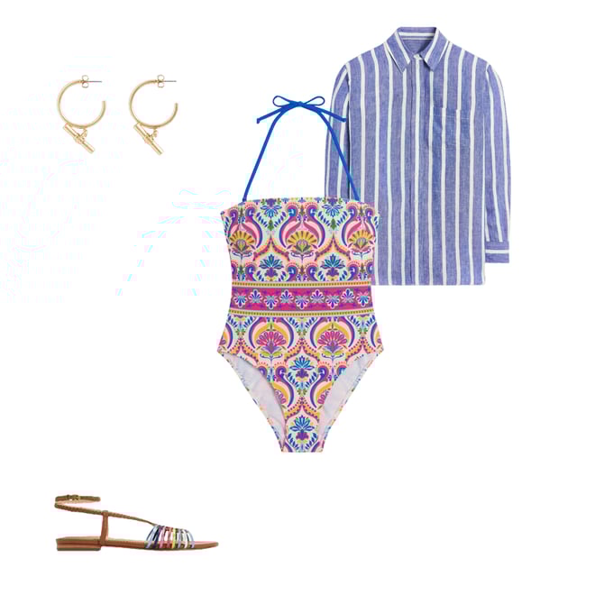 3rd bundle featuring 3 items which compliment Multi Strap Flat Sandal