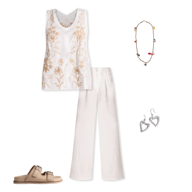 Buy DOUBLE V-NECK TANK DRESS | Johnny Was