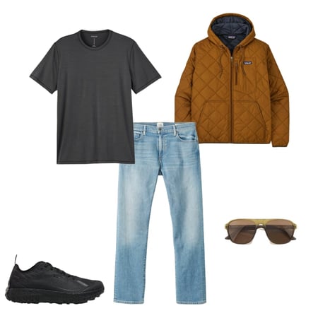 Patagonia Diamond Quilted Bomber Hoody - Shelter Brown Patagonia Diamond Quilted Bomber Hoody - Shelter Brown