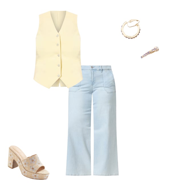  Cato Fashions | Cato Plus Size Lightwash Wide Leg Jeans