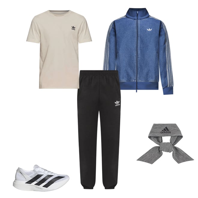 adidas Men's Trefoil Denim Firebird Jacket | Dick's Sporting adidas Men's Trefoil Denim Firebird Jacket | Dick's Sporting
