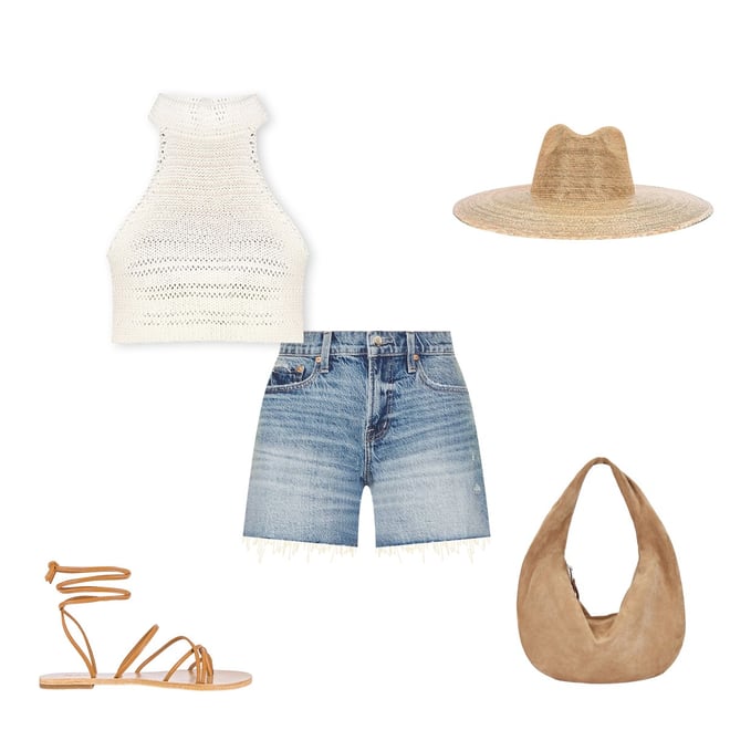 Lack of Color Palma Wide Fedora in Natural | REVOLVE