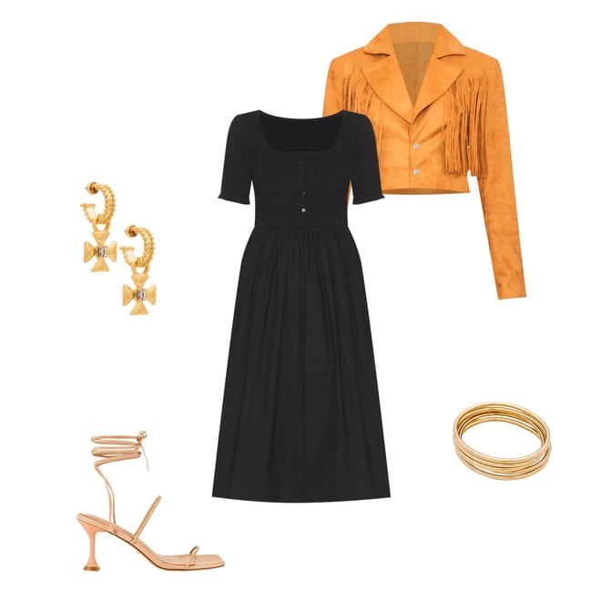 2nd bundle featuring 4 items which compliment Kiara Faux Suede Jacket