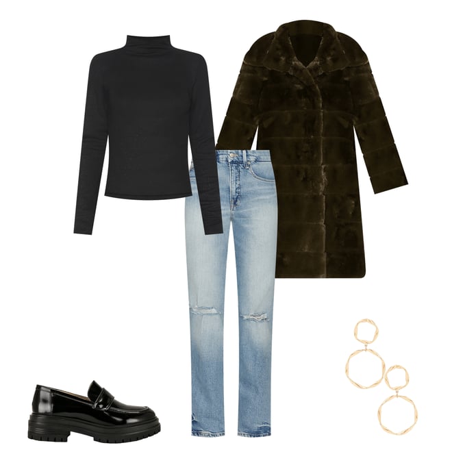 4th bundle featuring 4 items which compliment Turtleneck Top
