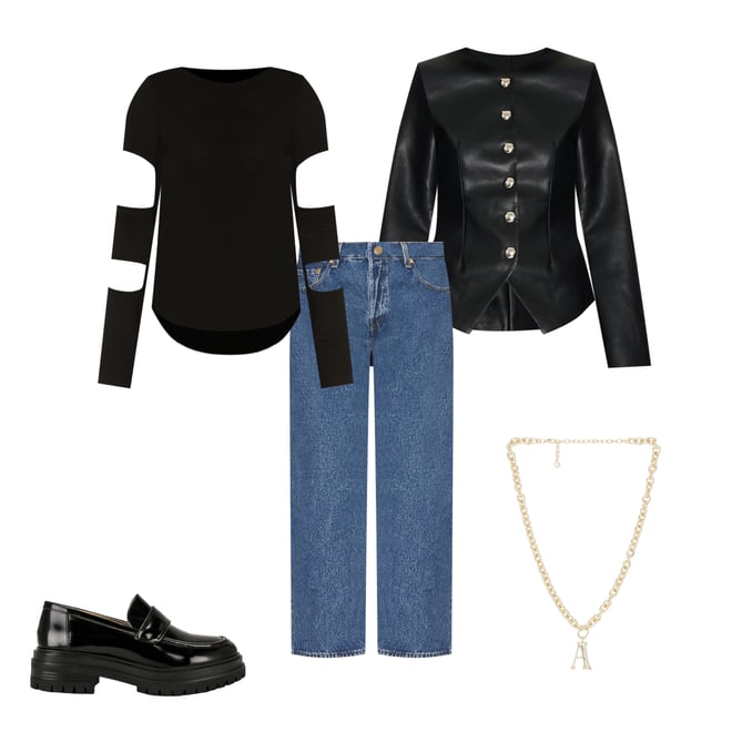 3rd bundle featuring 4 items which compliment 501 90s Ankle Jeans