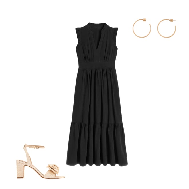 2nd bundle featuring 2 items which compliment Wren Double Cloth Midi Dress, Black