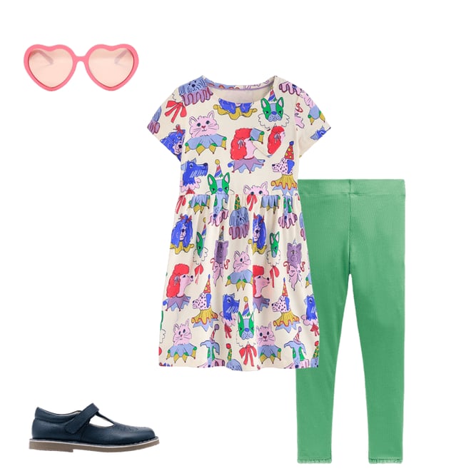 2nd bundle featuring 3 items which compliment Heart Pocket Fun Jersey Dress