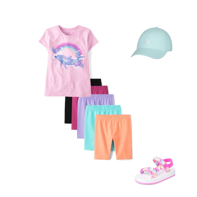 3rd bundle featuring 3 items which compliment Girls Bike Shorts 5-Pack