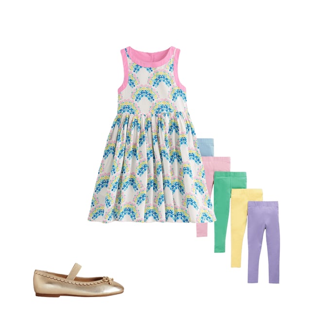 2nd bundle featuring 2 items which compliment 5-pack Leggings-Multi Pastel