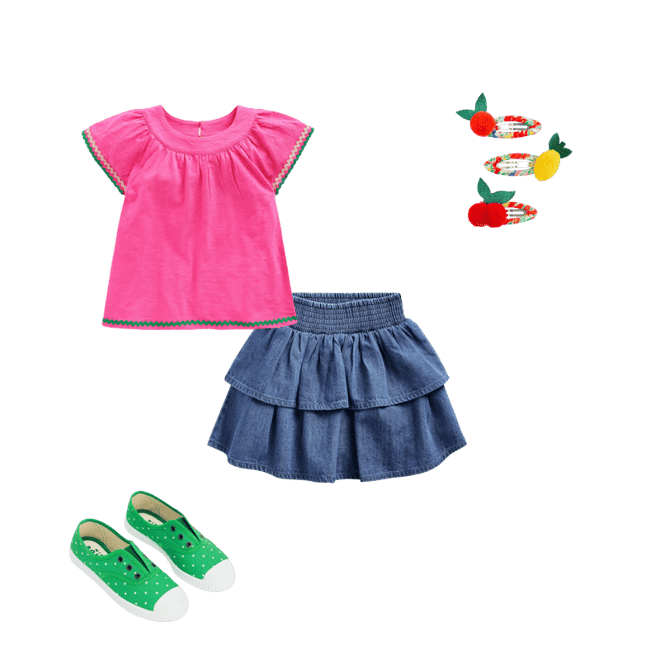 ボトムス Skating Pond Skirt /Blue Smoke  3Y Skating Pond Skirt /Blue Smoke 3Y - ボトムス